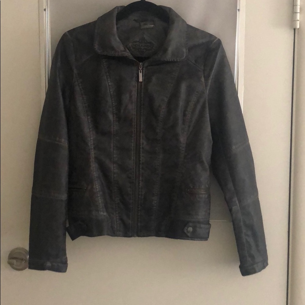 Vegan leather jacket